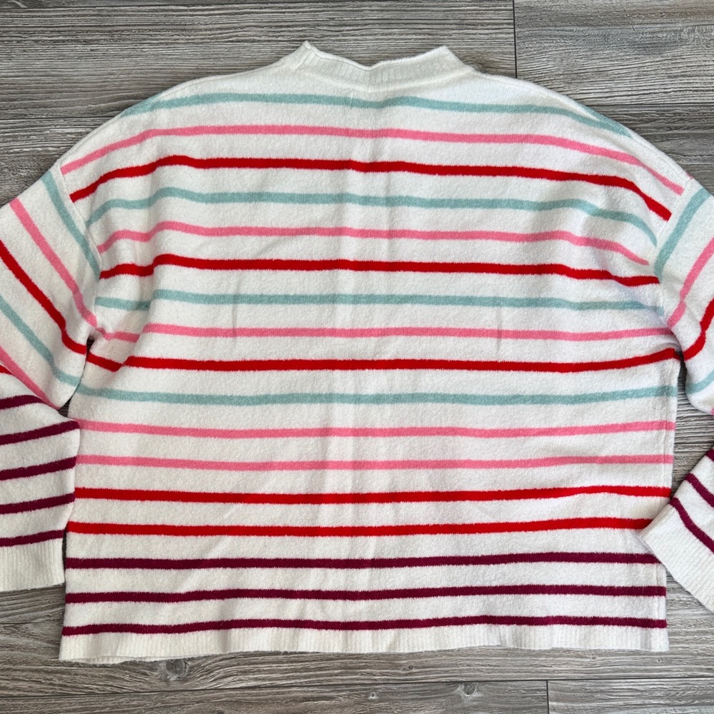 J. Crew Multicolor Striped Crew Neck Sweater - Picture 5 of 6